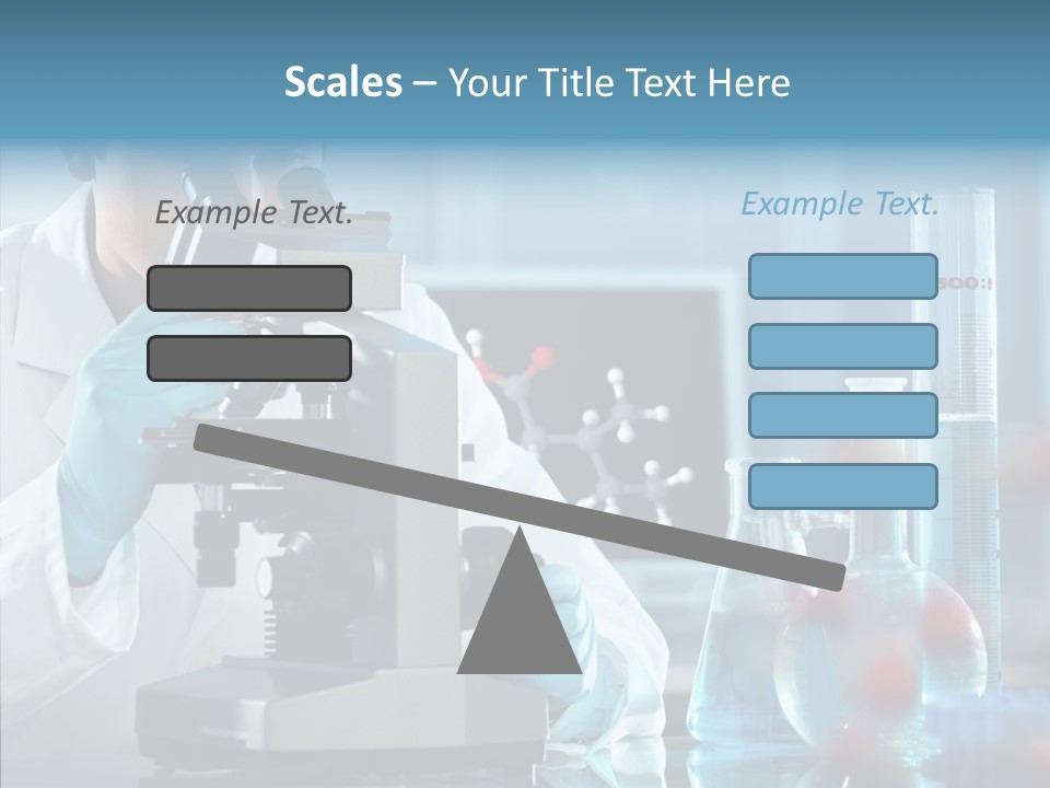 Exam Expertise Microscope PowerPoint Template