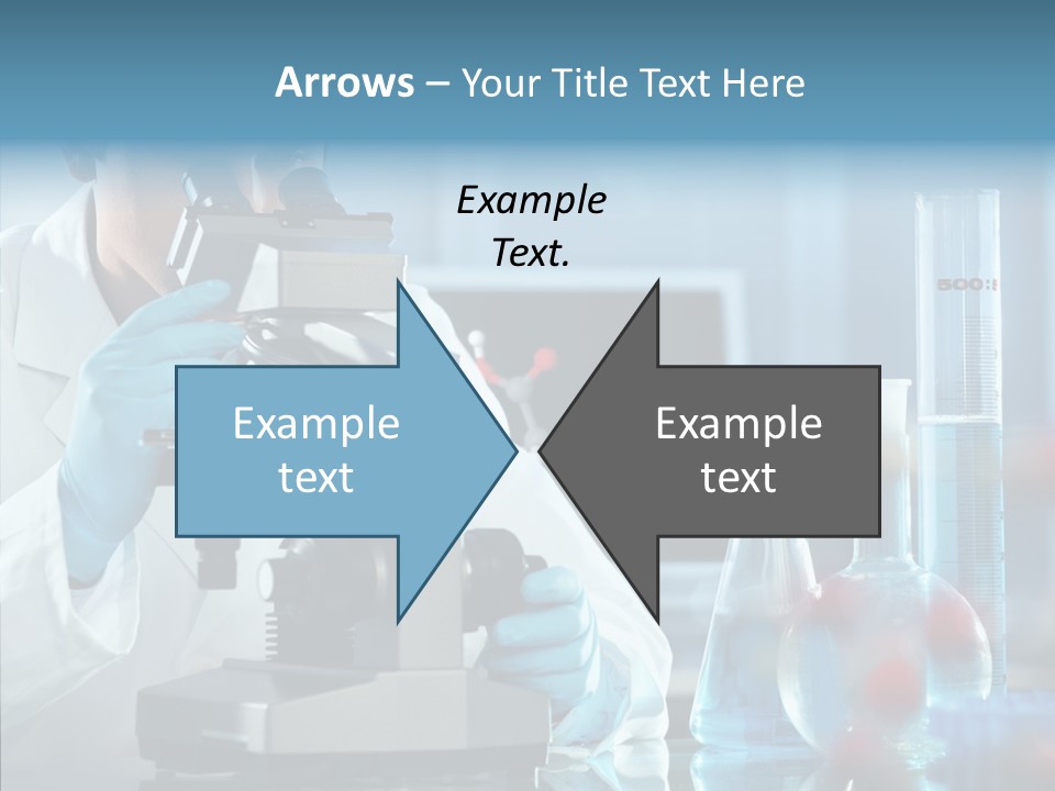 Exam Expertise Microscope PowerPoint Template