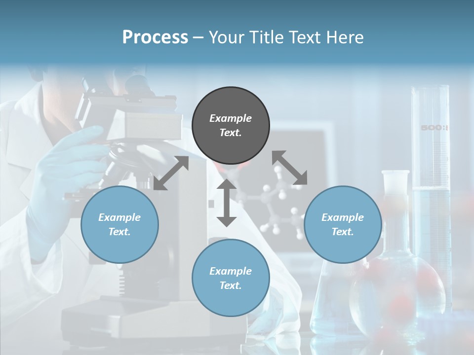 Exam Expertise Microscope PowerPoint Template