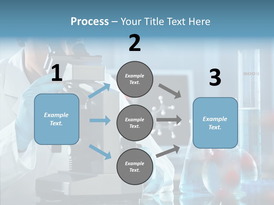 Exam Expertise Microscope PowerPoint Template