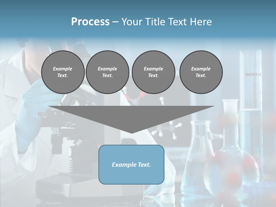 Exam Expertise Microscope PowerPoint Template