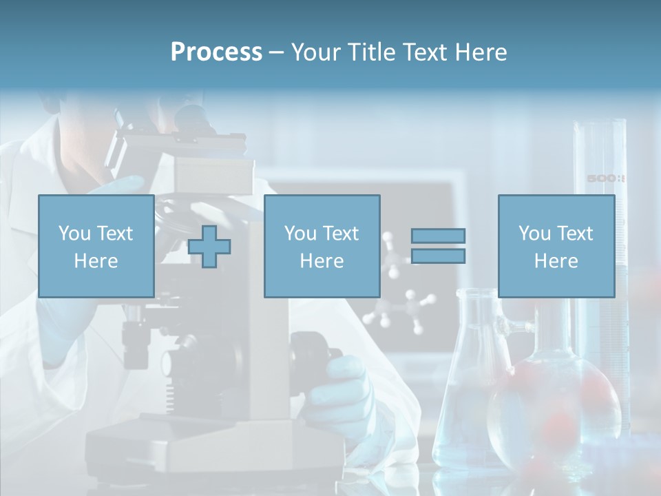 Exam Expertise Microscope PowerPoint Template