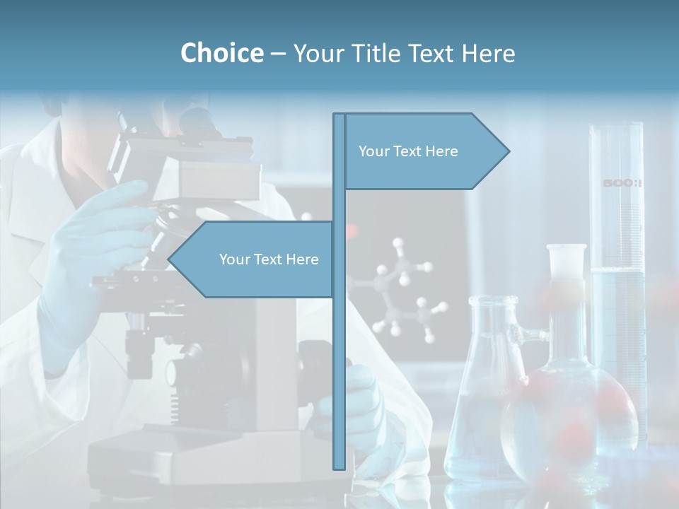 Exam Expertise Microscope PowerPoint Template