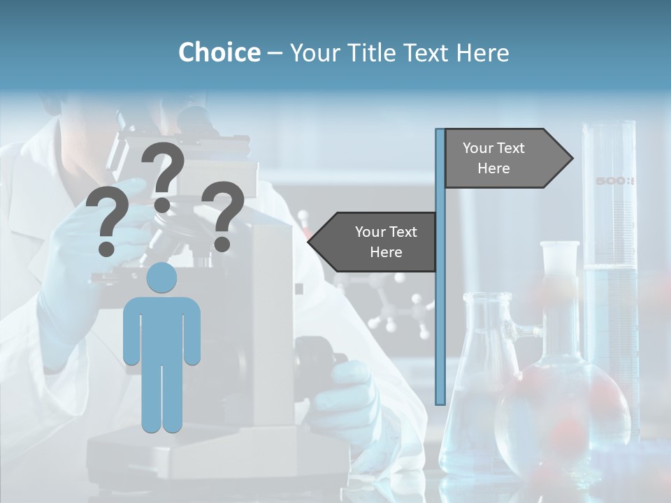Exam Expertise Microscope PowerPoint Template
