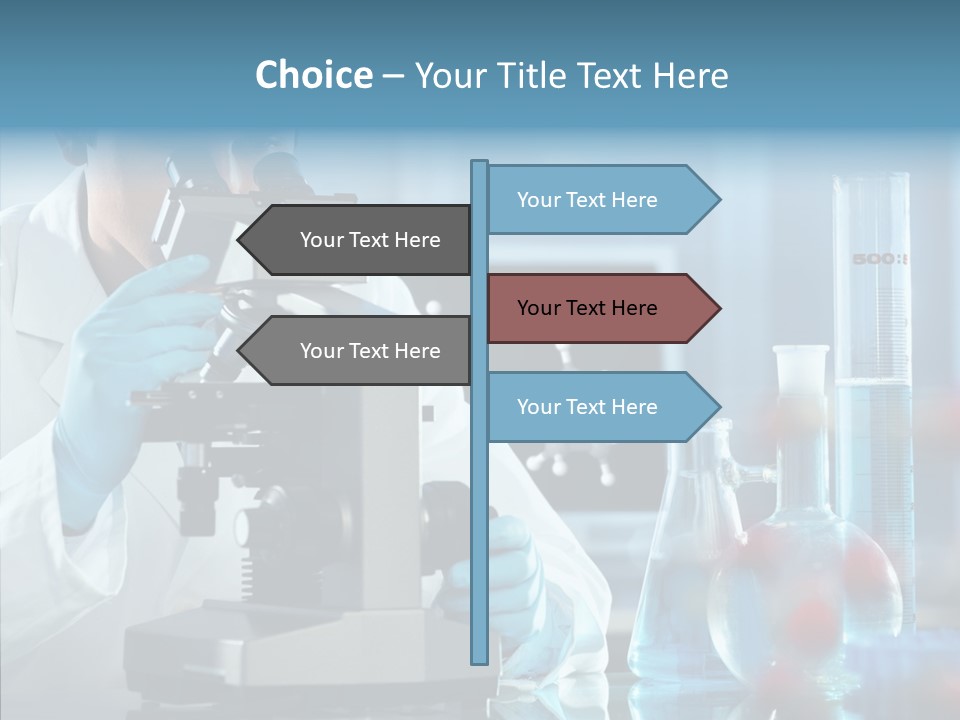 Exam Expertise Microscope PowerPoint Template