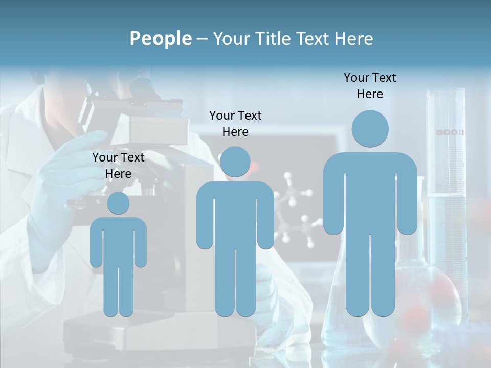 Exam Expertise Microscope PowerPoint Template