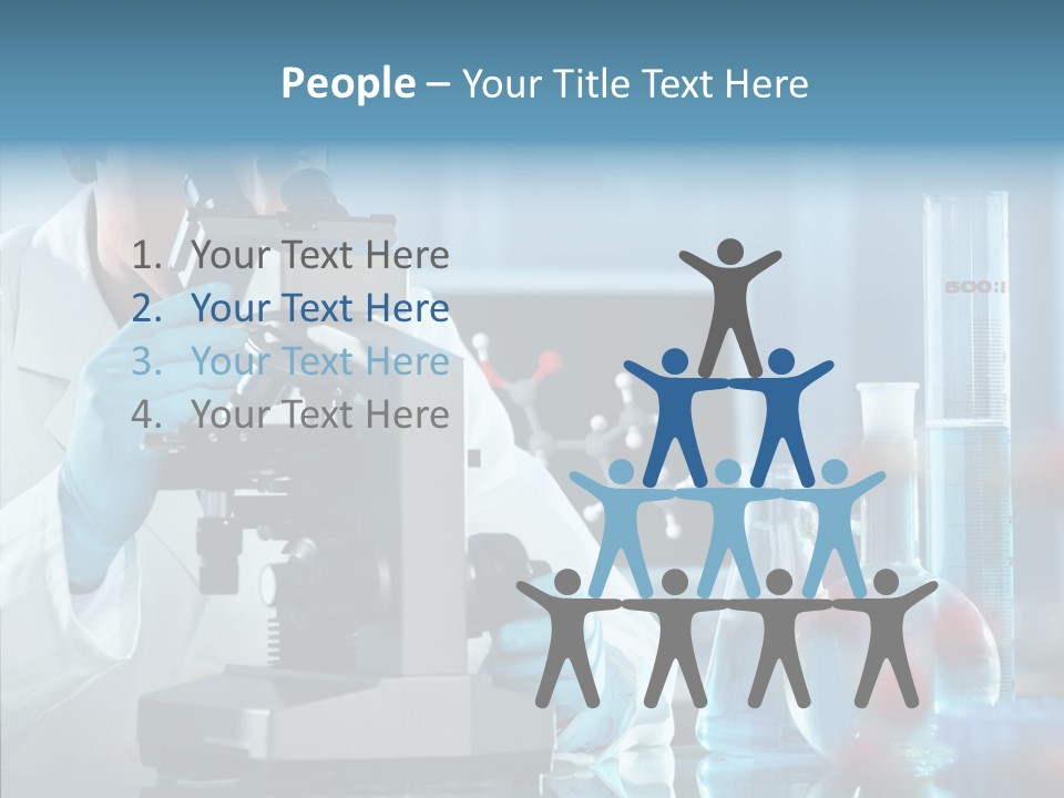 Exam Expertise Microscope PowerPoint Template