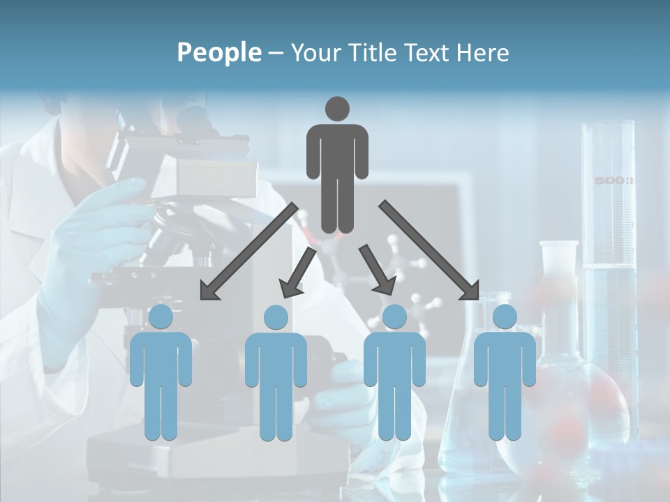 Exam Expertise Microscope PowerPoint Template