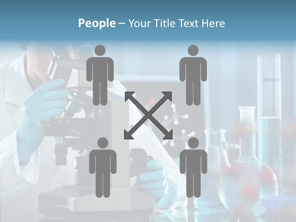 Exam Expertise Microscope PowerPoint Template