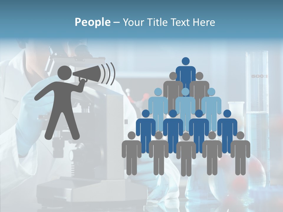 Exam Expertise Microscope PowerPoint Template