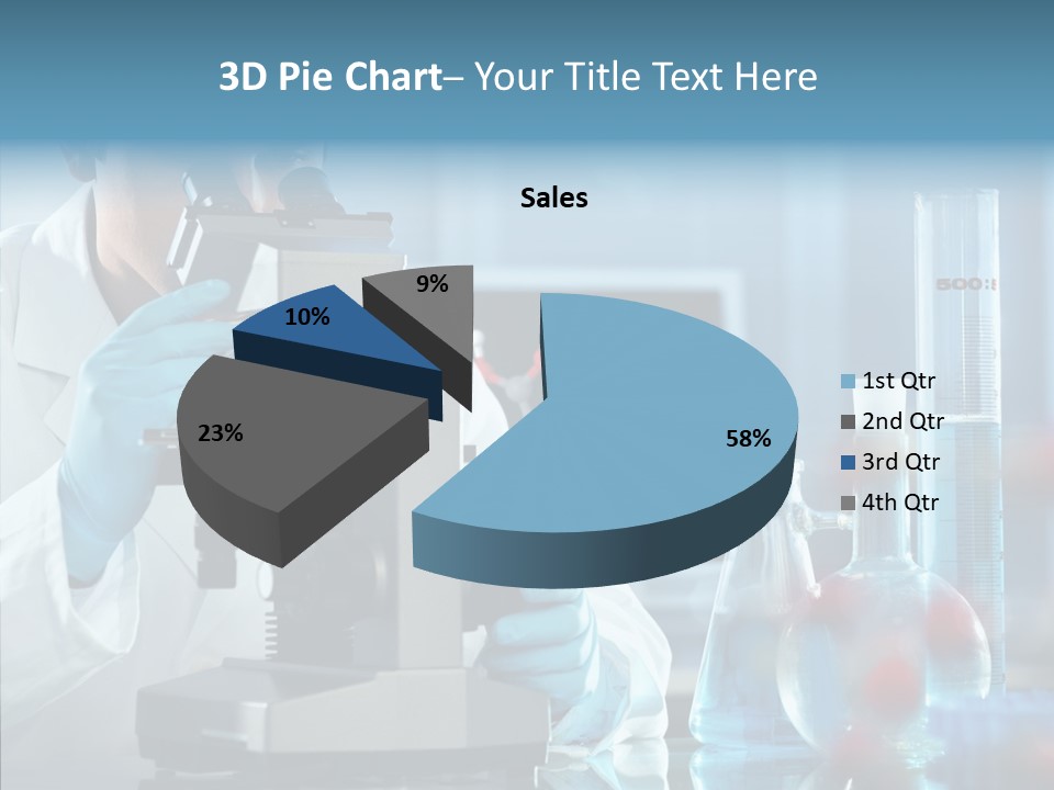 Exam Expertise Microscope PowerPoint Template