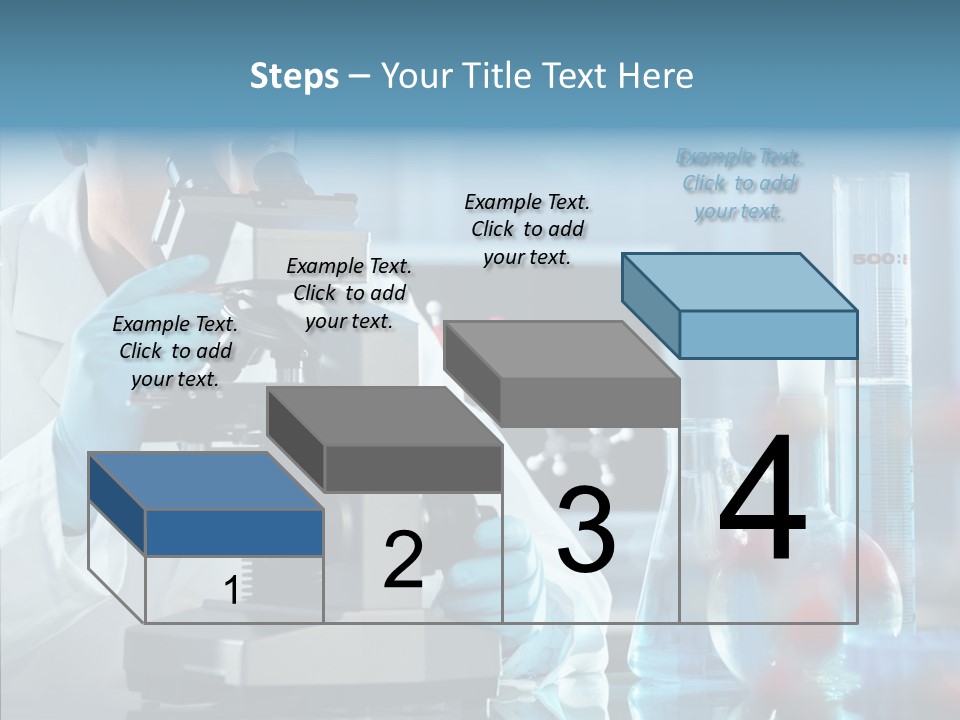 Exam Expertise Microscope PowerPoint Template