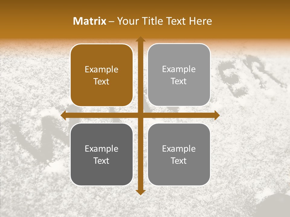 Driving White Inscription PowerPoint Template