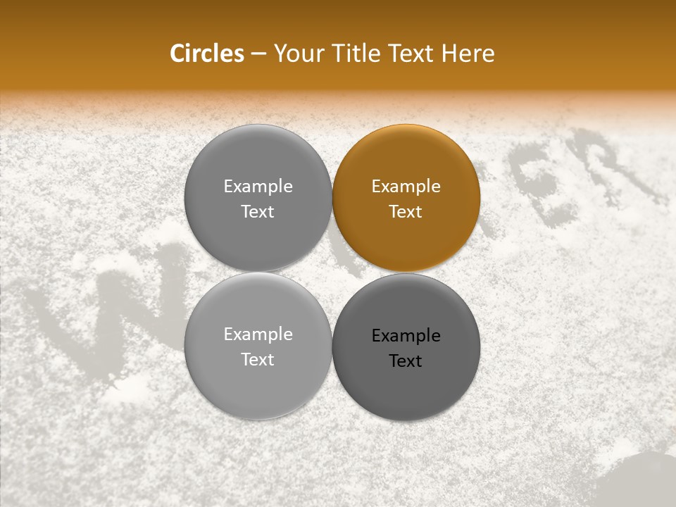 Driving White Inscription PowerPoint Template