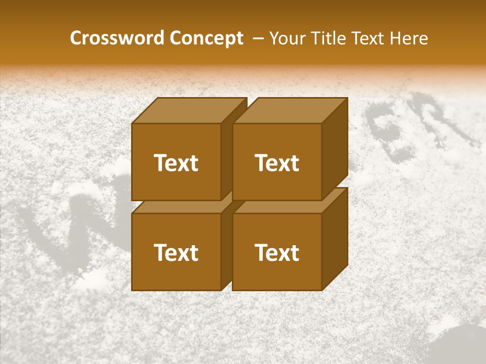 Driving White Inscription PowerPoint Template