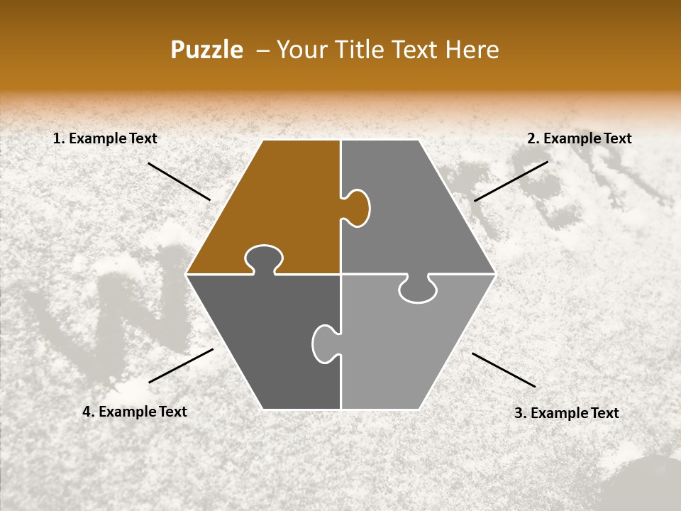 Driving White Inscription PowerPoint Template