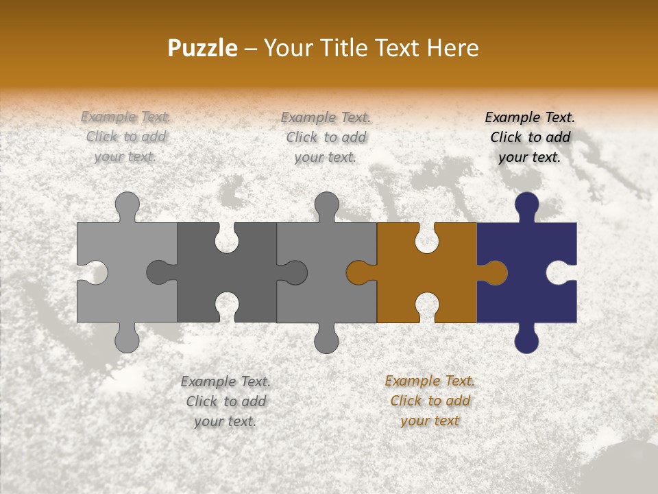 Driving White Inscription PowerPoint Template