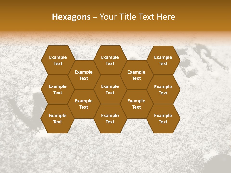 Driving White Inscription PowerPoint Template