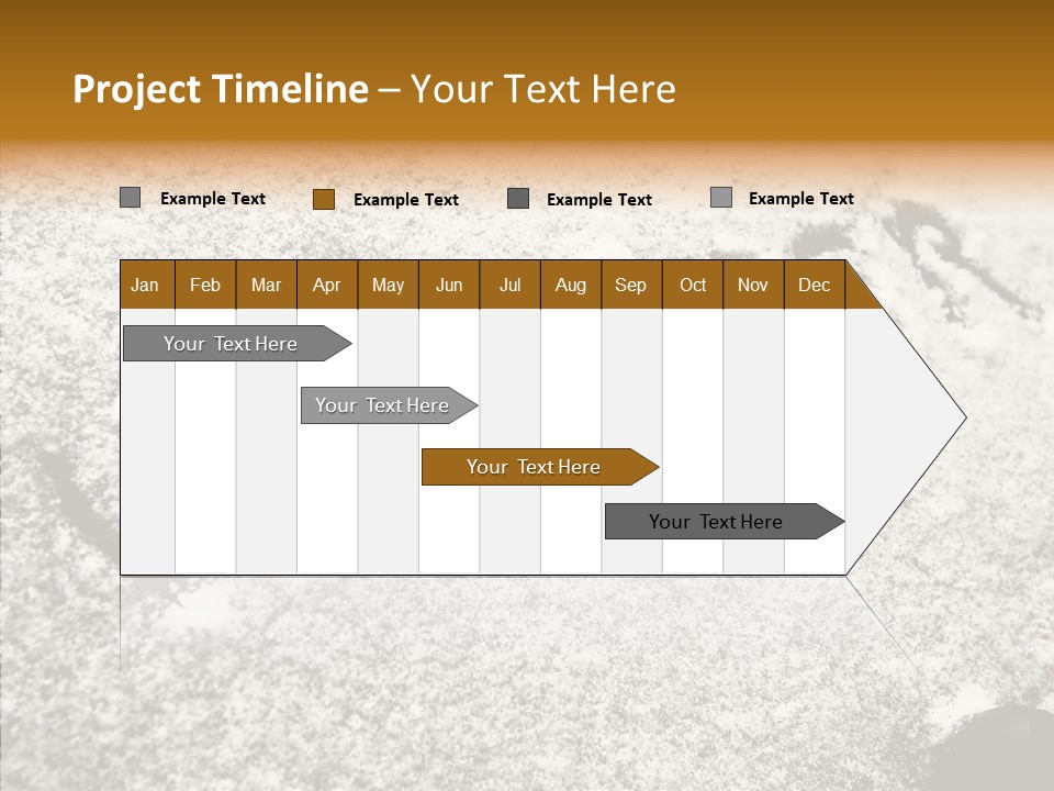 Driving White Inscription PowerPoint Template