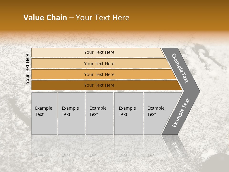 Driving White Inscription PowerPoint Template