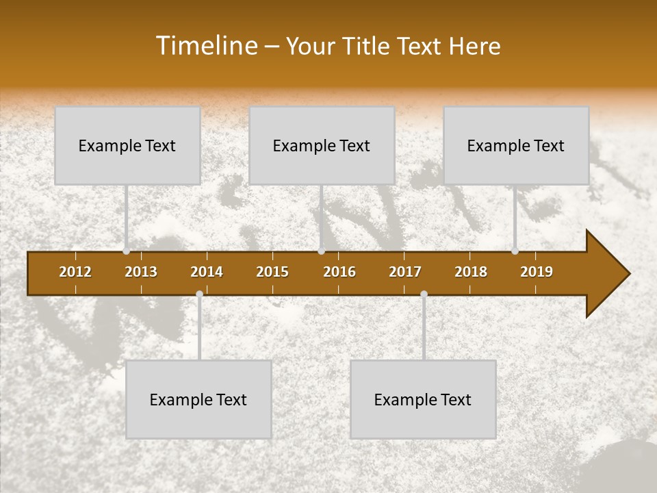 Driving White Inscription PowerPoint Template