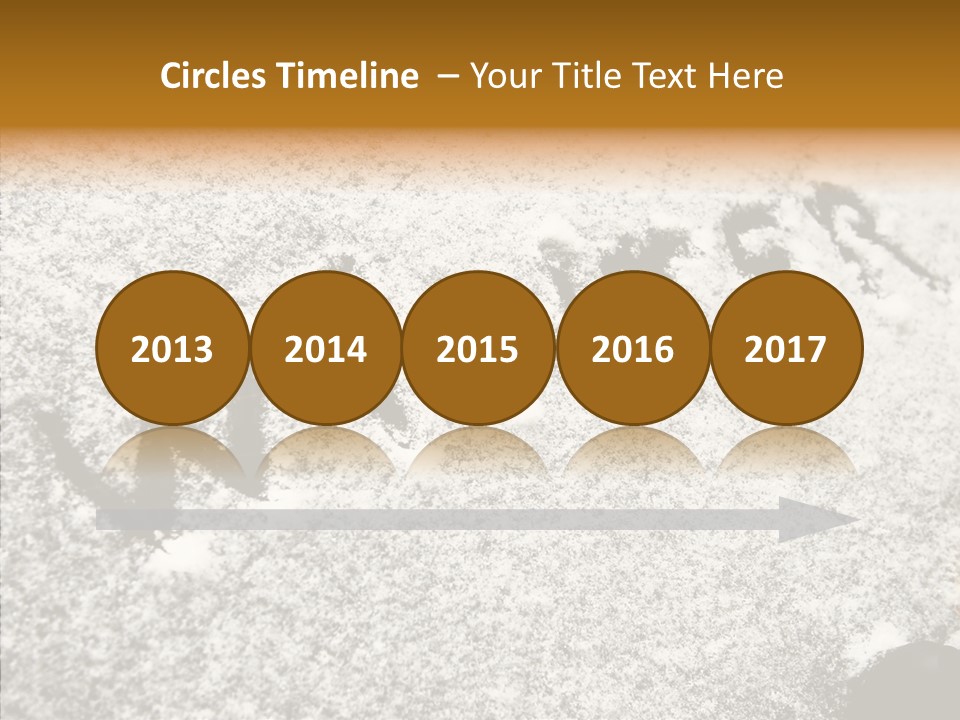 Driving White Inscription PowerPoint Template