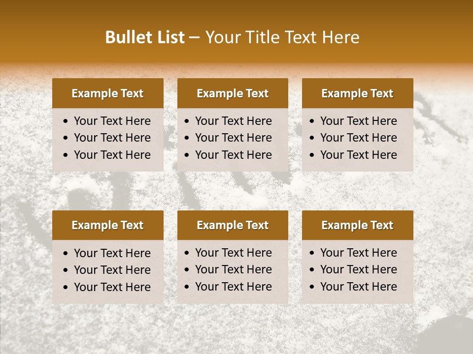 Driving White Inscription PowerPoint Template