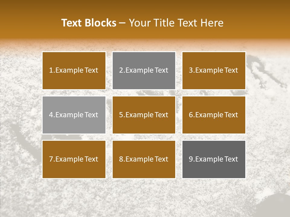 Driving White Inscription PowerPoint Template