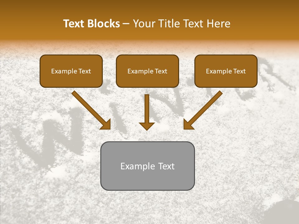 Driving White Inscription PowerPoint Template