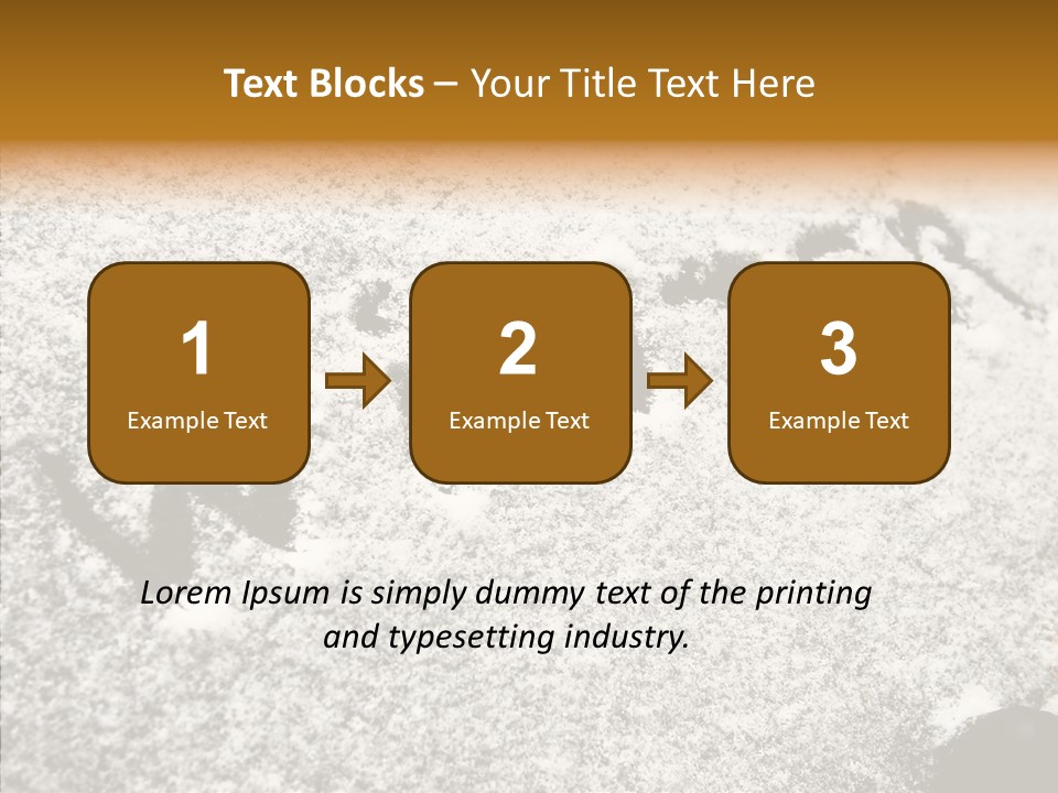 Driving White Inscription PowerPoint Template
