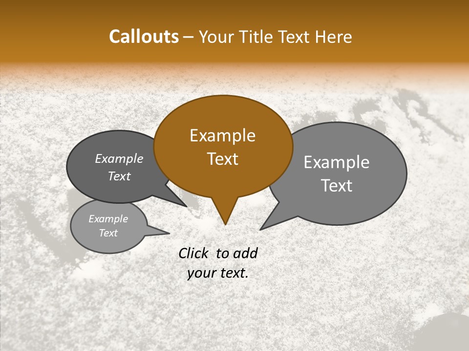 Driving White Inscription PowerPoint Template