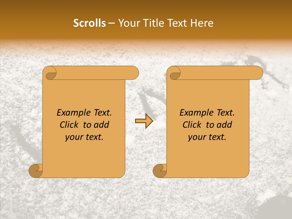 Driving White Inscription PowerPoint Template