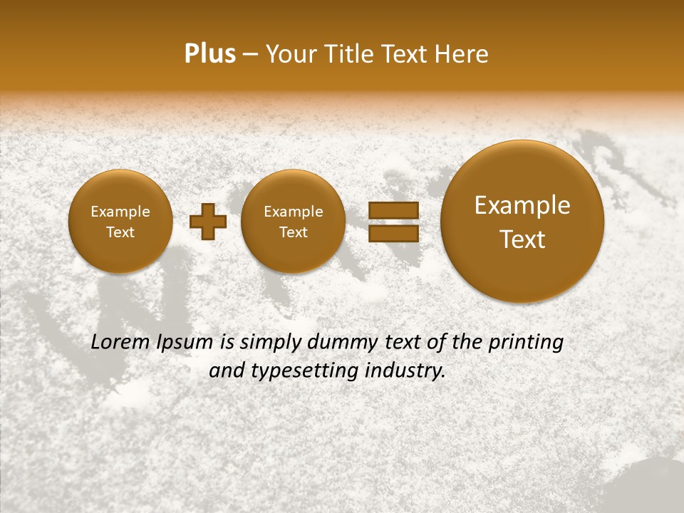 Driving White Inscription PowerPoint Template