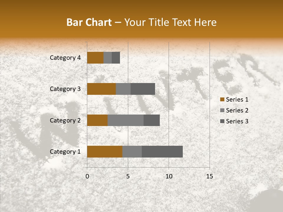 Driving White Inscription PowerPoint Template