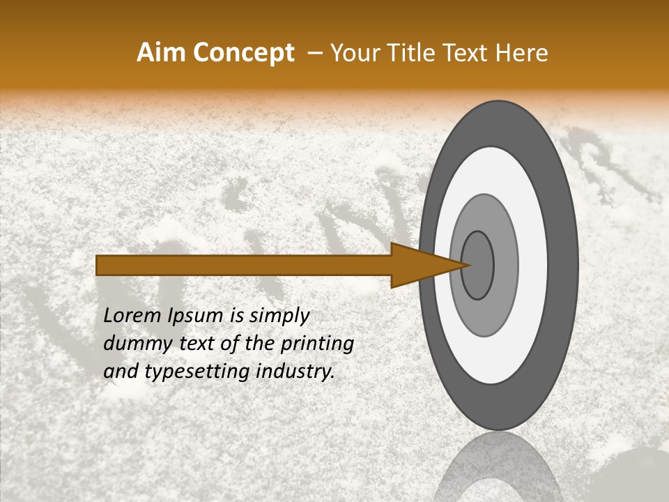 Driving White Inscription PowerPoint Template