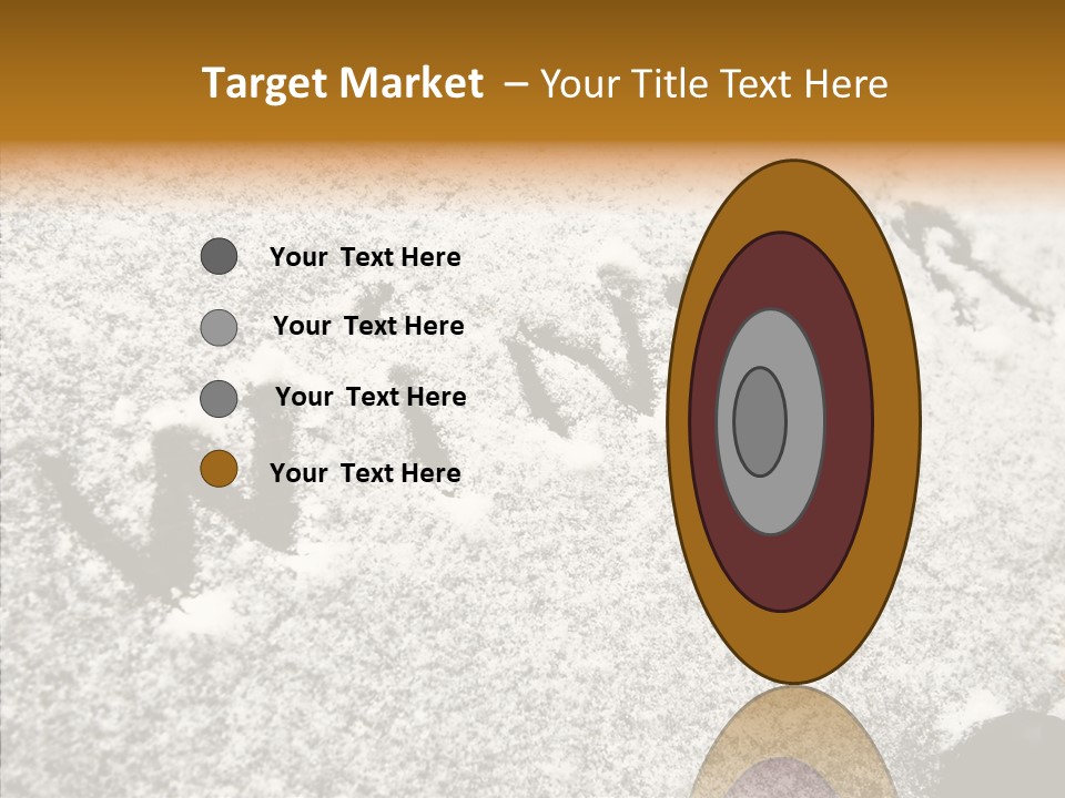 Driving White Inscription PowerPoint Template