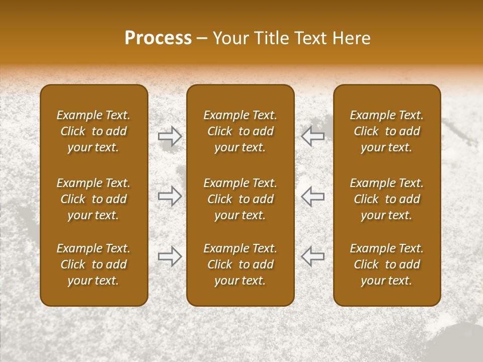 Driving White Inscription PowerPoint Template