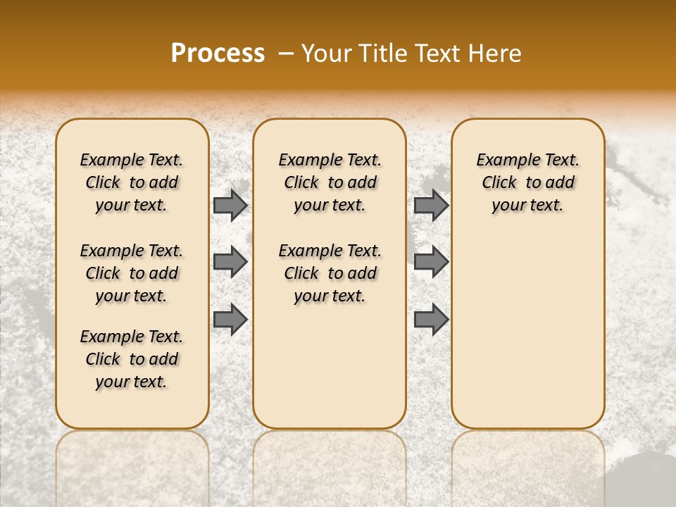Driving White Inscription PowerPoint Template