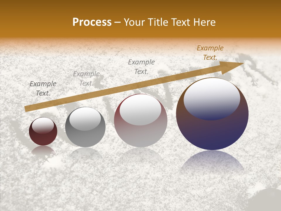 Driving White Inscription PowerPoint Template