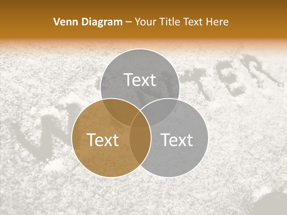 Driving White Inscription PowerPoint Template