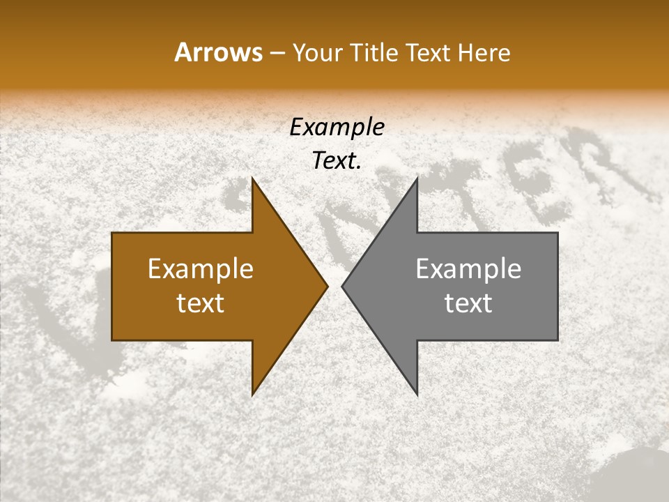Driving White Inscription PowerPoint Template