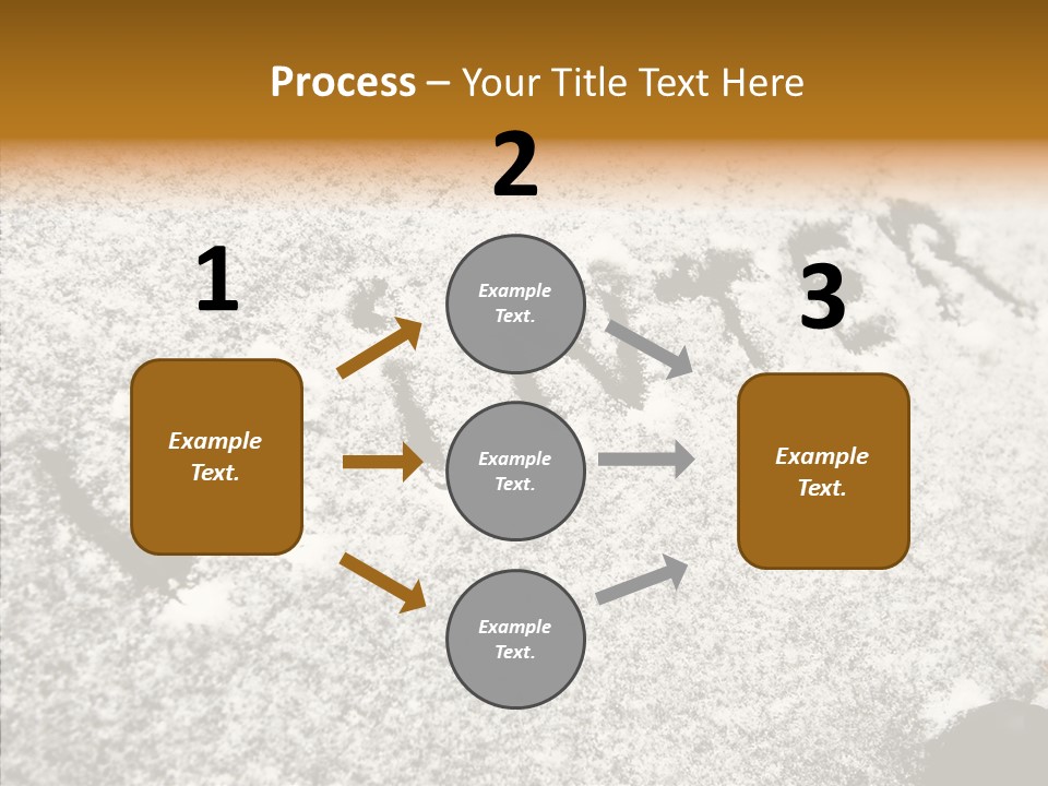 Driving White Inscription PowerPoint Template