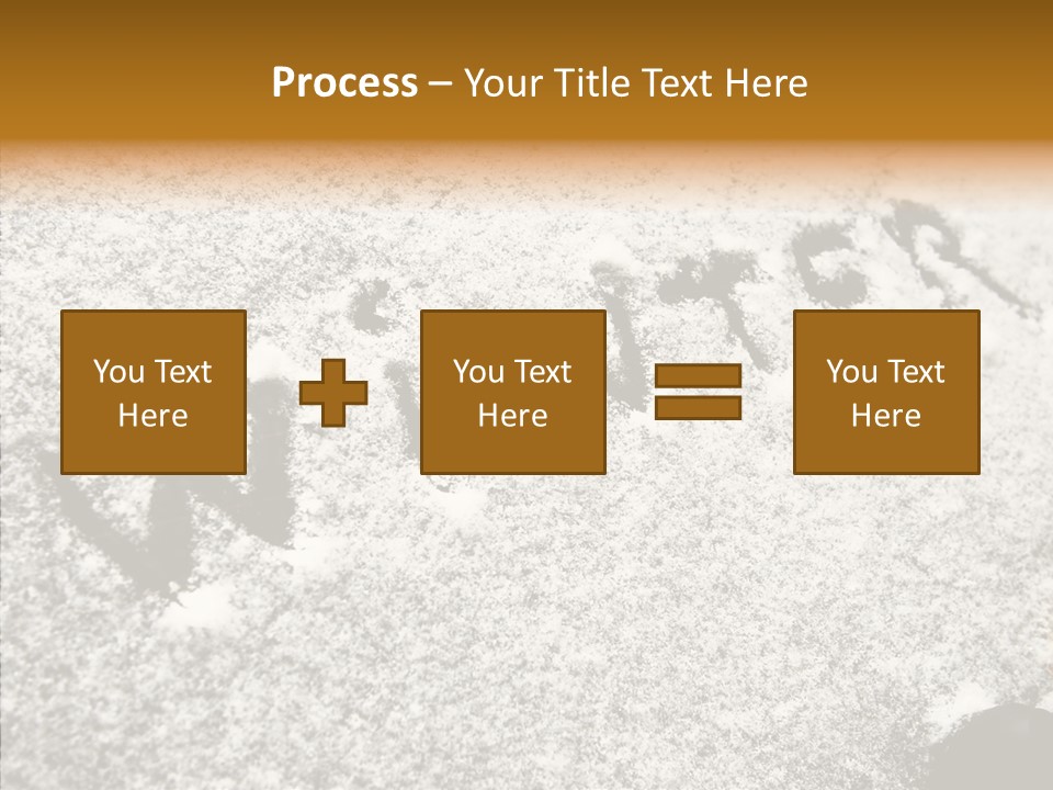 Driving White Inscription PowerPoint Template