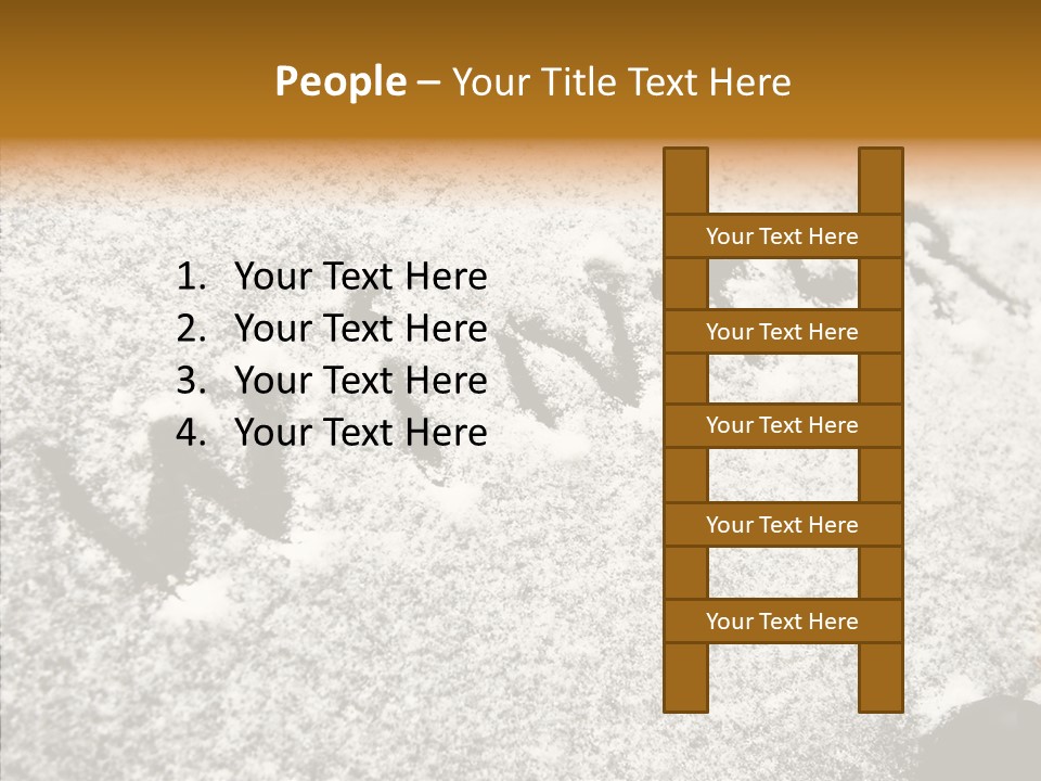 Driving White Inscription PowerPoint Template