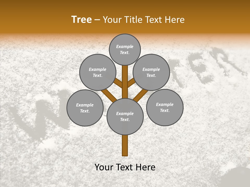 Driving White Inscription PowerPoint Template