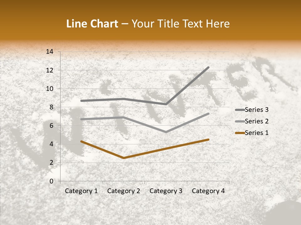 Driving White Inscription PowerPoint Template