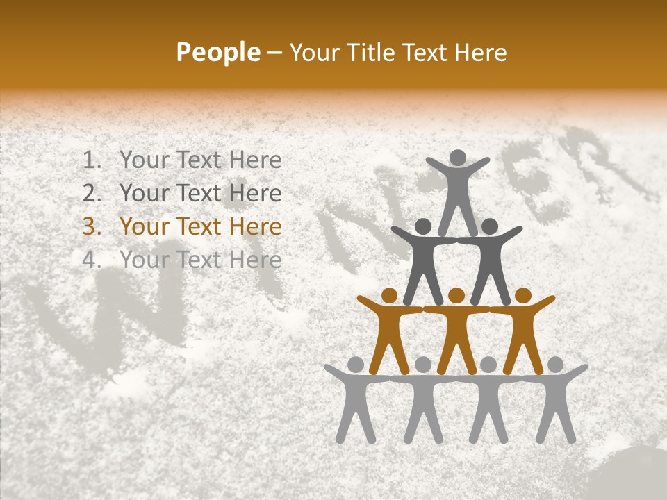 Driving White Inscription PowerPoint Template