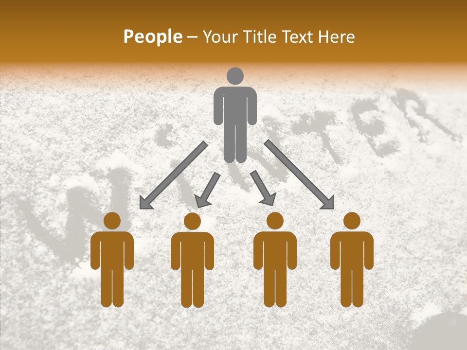 Driving White Inscription PowerPoint Template