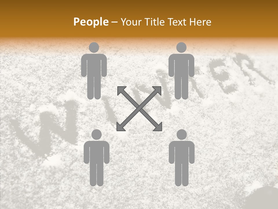 Driving White Inscription PowerPoint Template