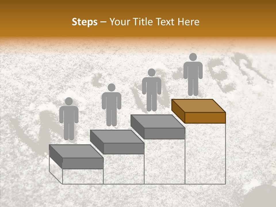 Driving White Inscription PowerPoint Template